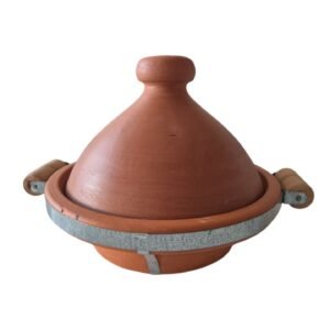 Marokkaanse Tajine Natural ongeglazuurd.