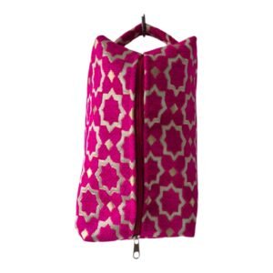 Moroccan Brocade Velvet Zippered Pouch