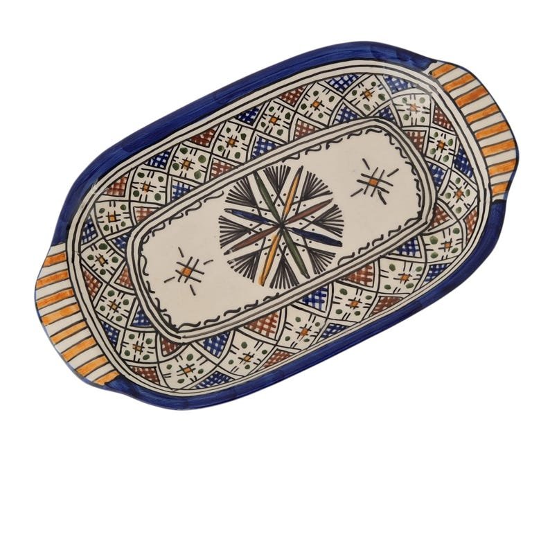 Folkloric trays with handles - Image 3