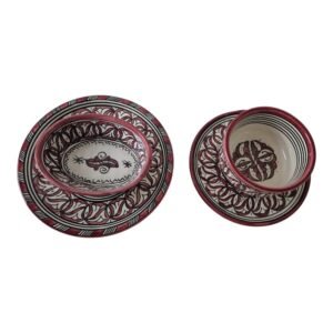 Hand-Painted Moroccan Ceramic Dishes