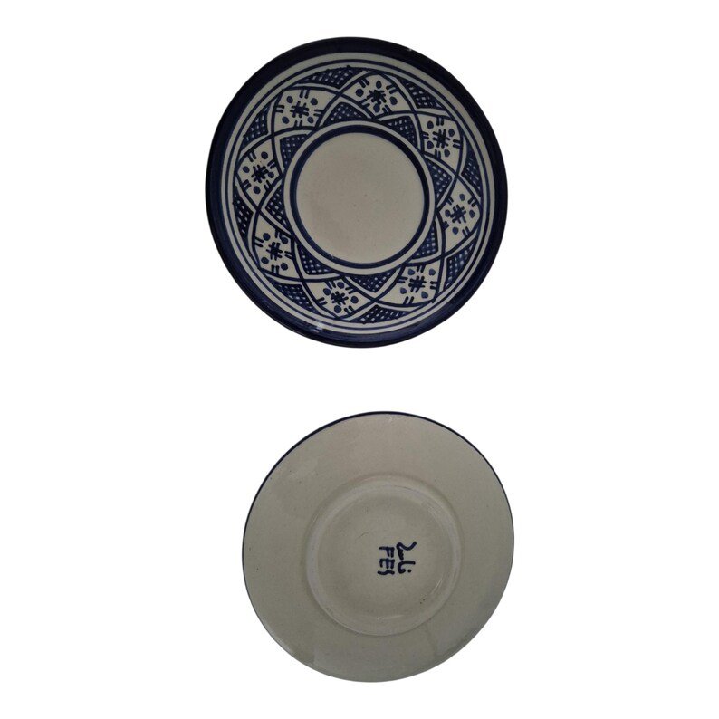 Hand-Painted Moroccan Ceramic Dishes - Image 9