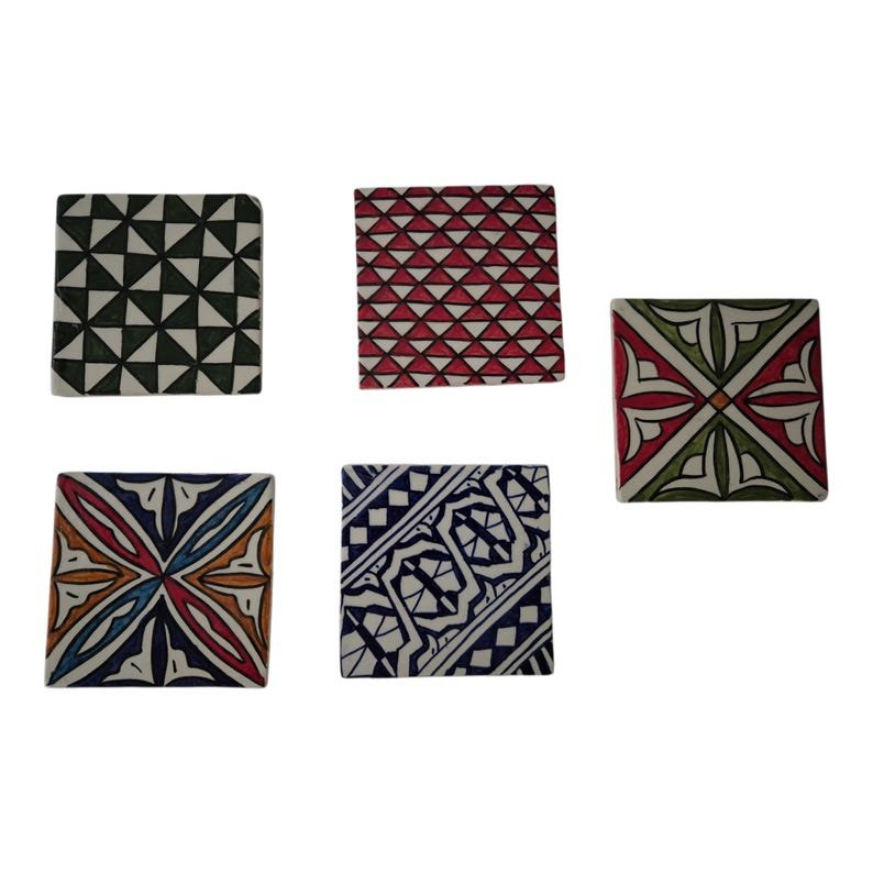Handmade Ceramic Coasters - Image 8
