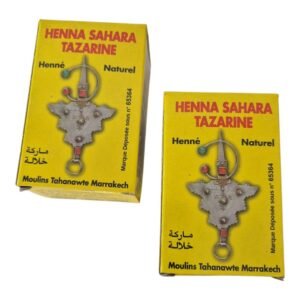 Organic Moroccan Henna Powder Set 2x100g (200g)– Natural Body Art & Hair Dye