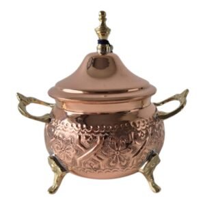 Moroccan Copper Sugar Bowl