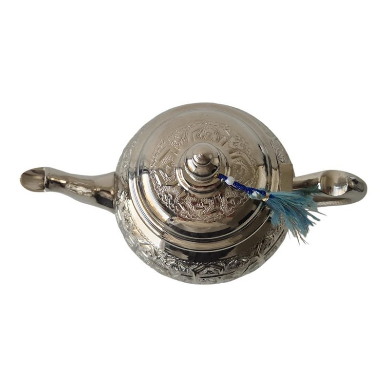 Moroccan Silver Tea Pot - Image 2