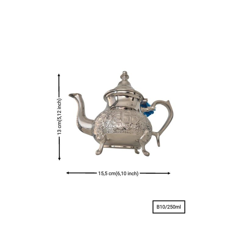 Moroccan Silver Tea Pot - Image 13