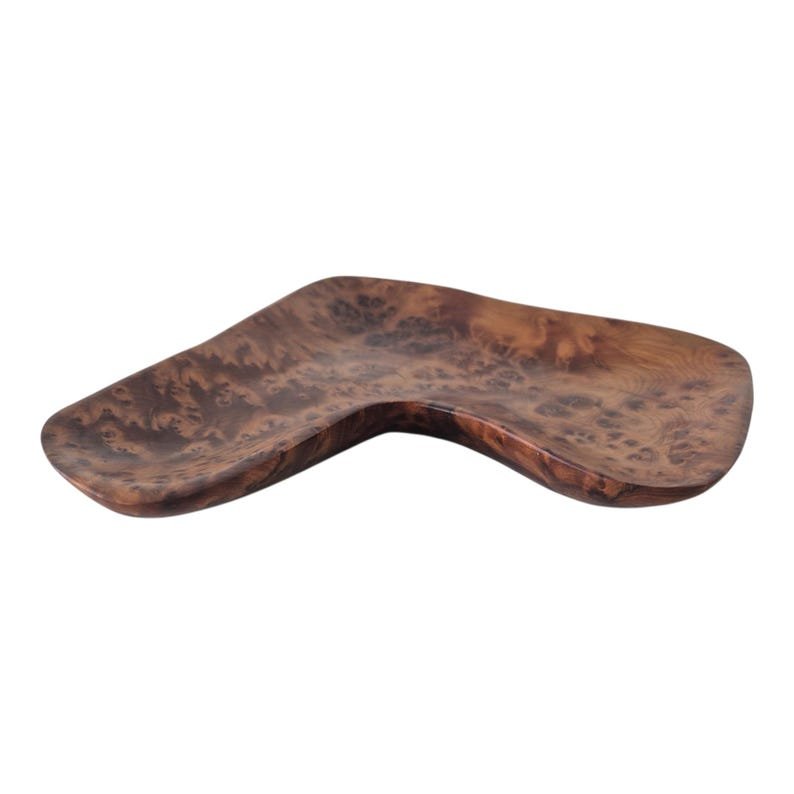 Moroccan Thuya Wood Serving Tray - Image 5