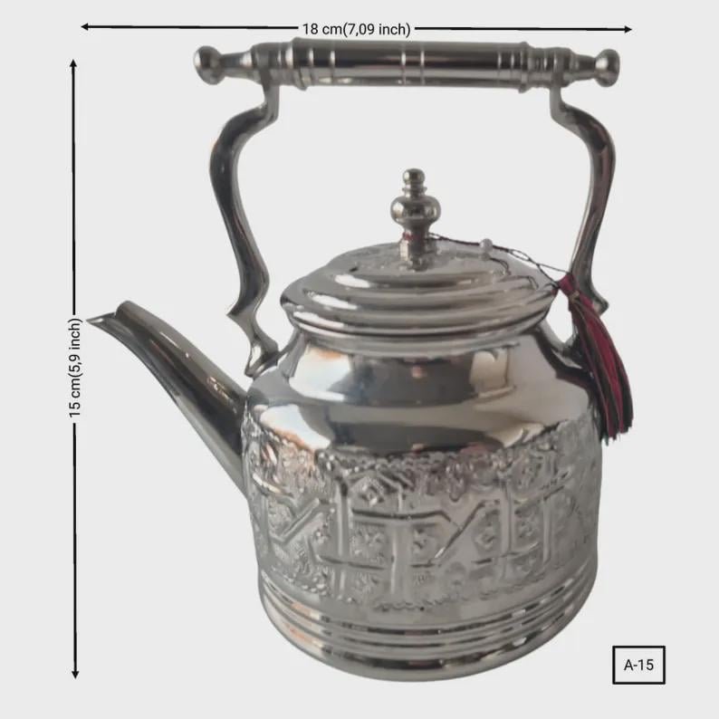 Handmade Moroccan Teapot - Image 5