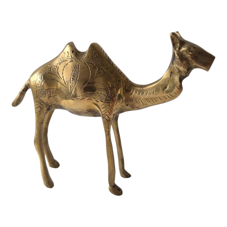 Vintage Brass Camel Figurines - Image 7