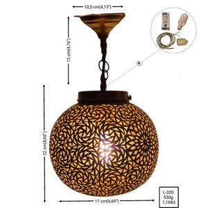 Moroccan Brass Pendant Light