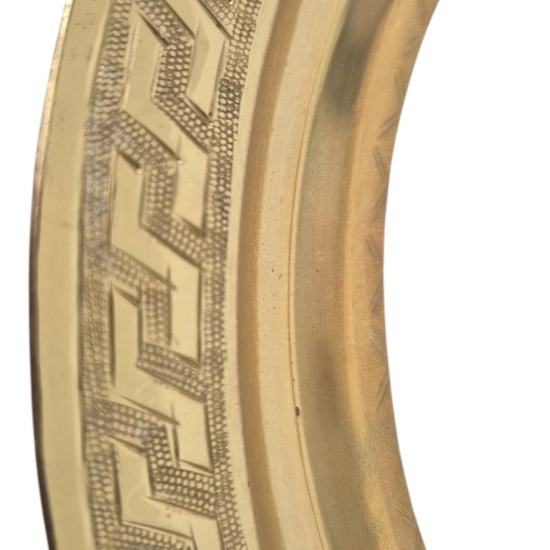 Vintage Oval Mirror - Image 3