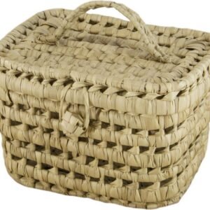 Handwoven Palm Leaf Basket