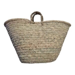 Handmade Moroccan Straw Basket Bag