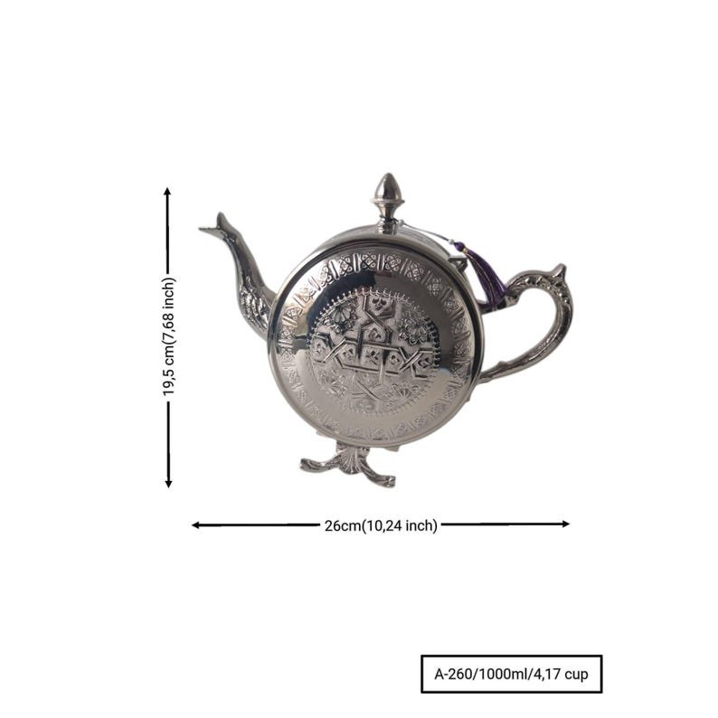 Handmade Moroccan Teapot - Image 3