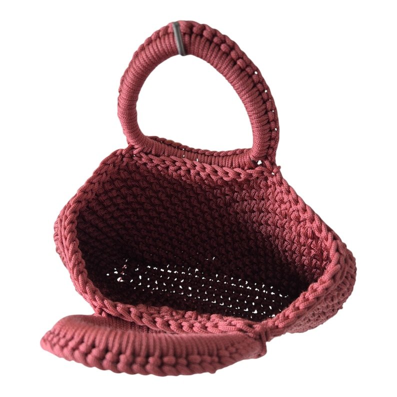 Handmade Crochet Handbag - Image 4