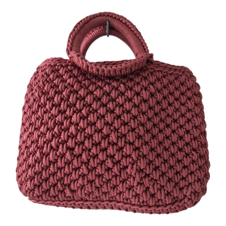 Handmade Crochet Handbag - Image 7
