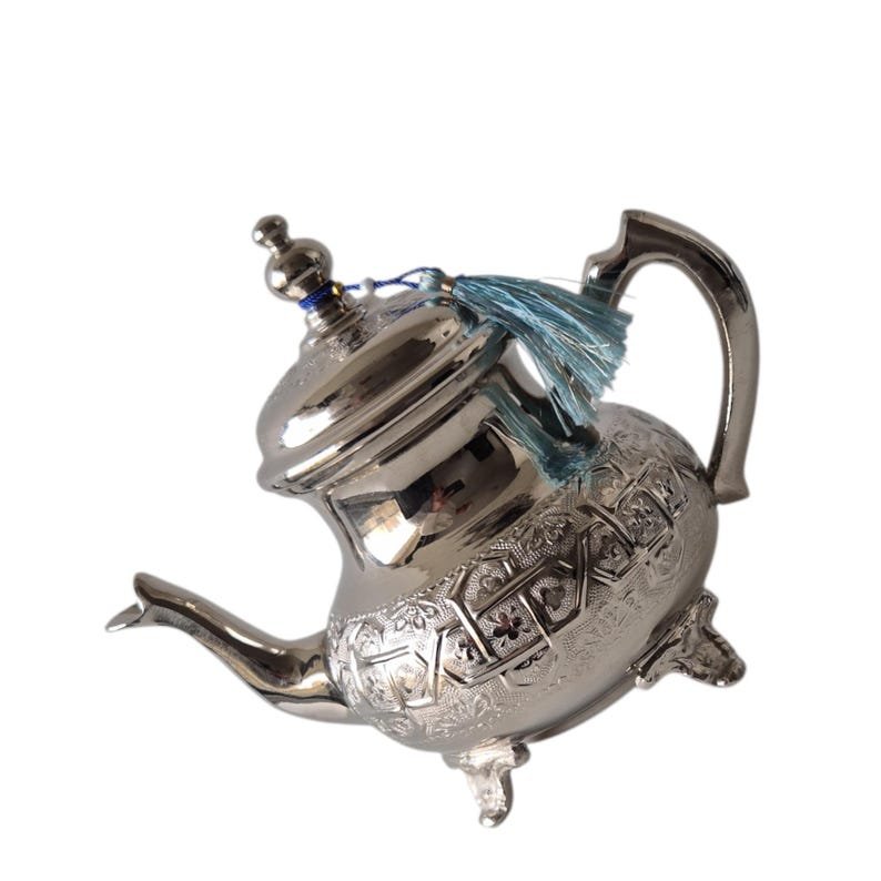 Moroccan Silver Tea Pot - Image 7