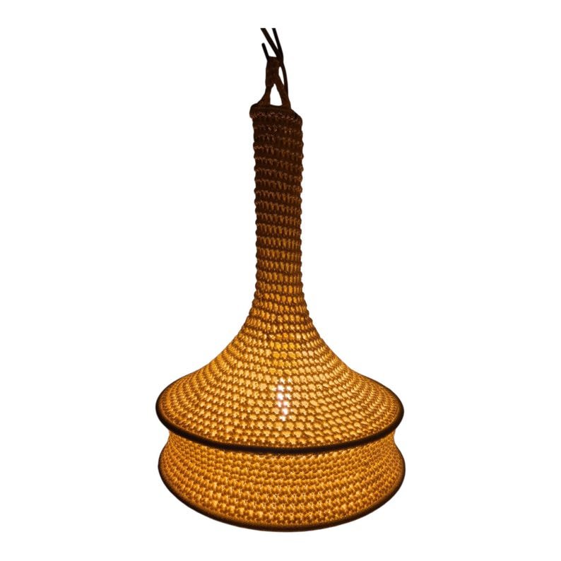 Moroccan Crochet Pendant Lamp - Image 2