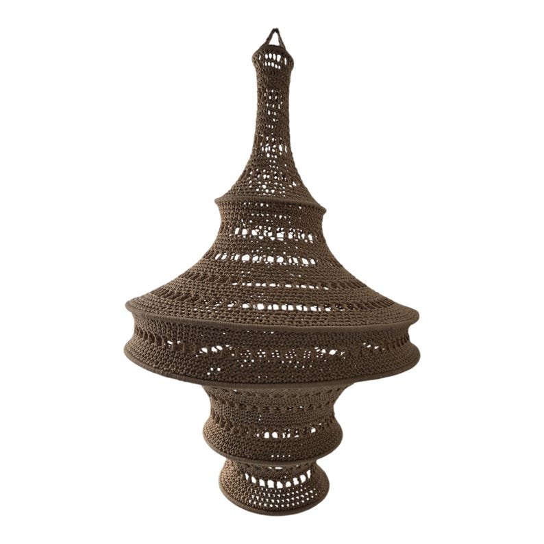 Moroccan Crochet Pendant Lamp - Image 9