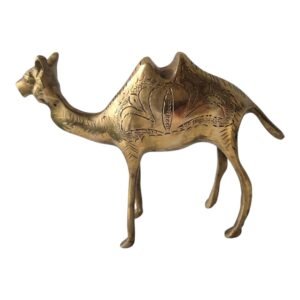Vintage Brass Camel Figurines