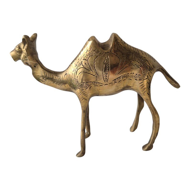 Vintage Brass Camel Figurines - Image 6