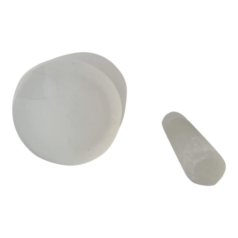 White Salt Stone Mortar - Image 2
