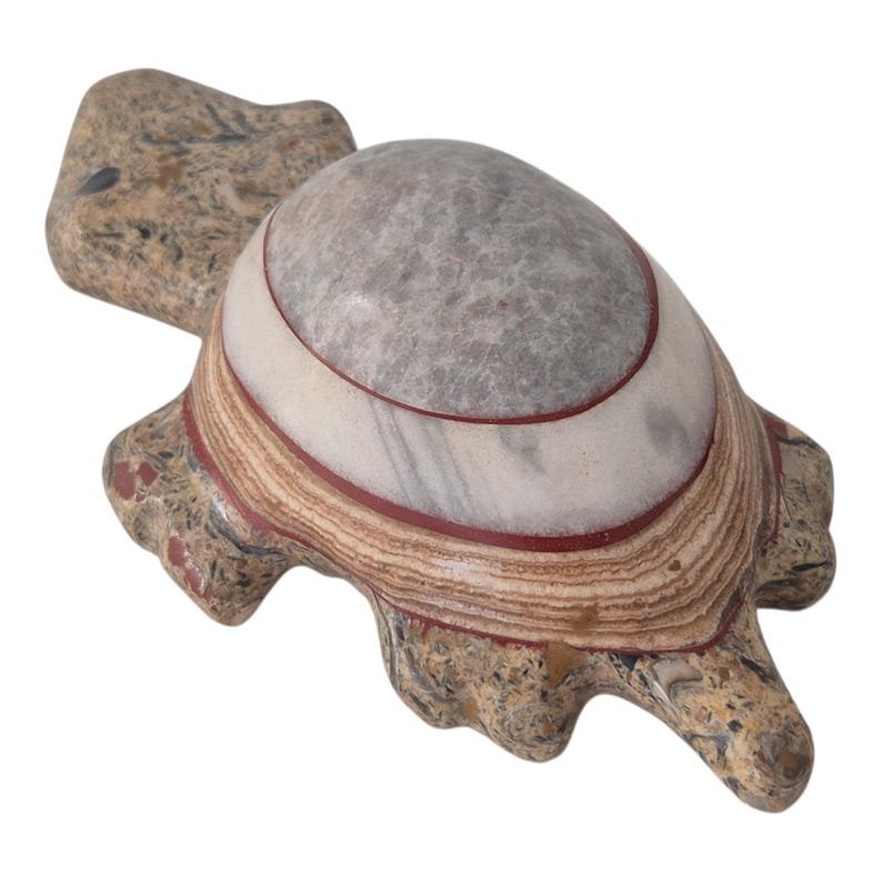 Hand Carved Agate Turtle - Image 3