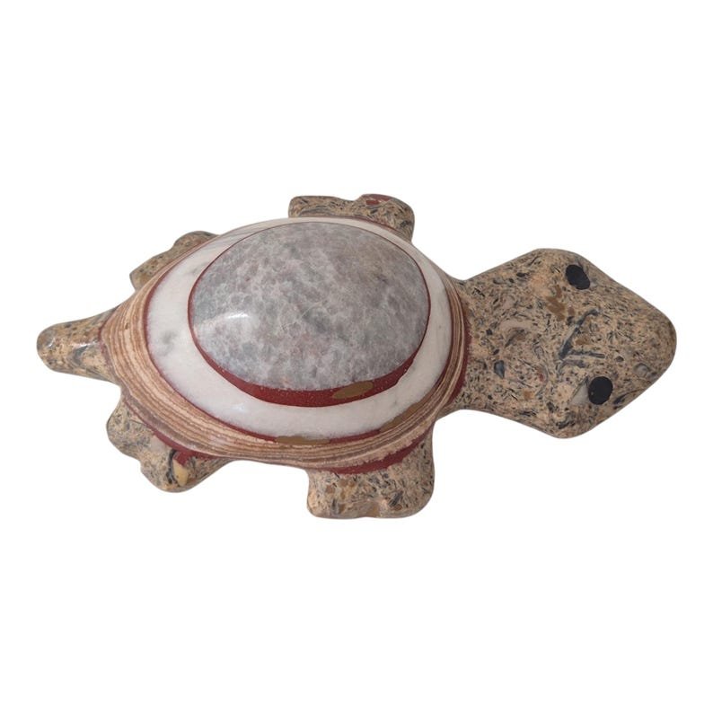 Hand Carved Agate Turtle - Image 4