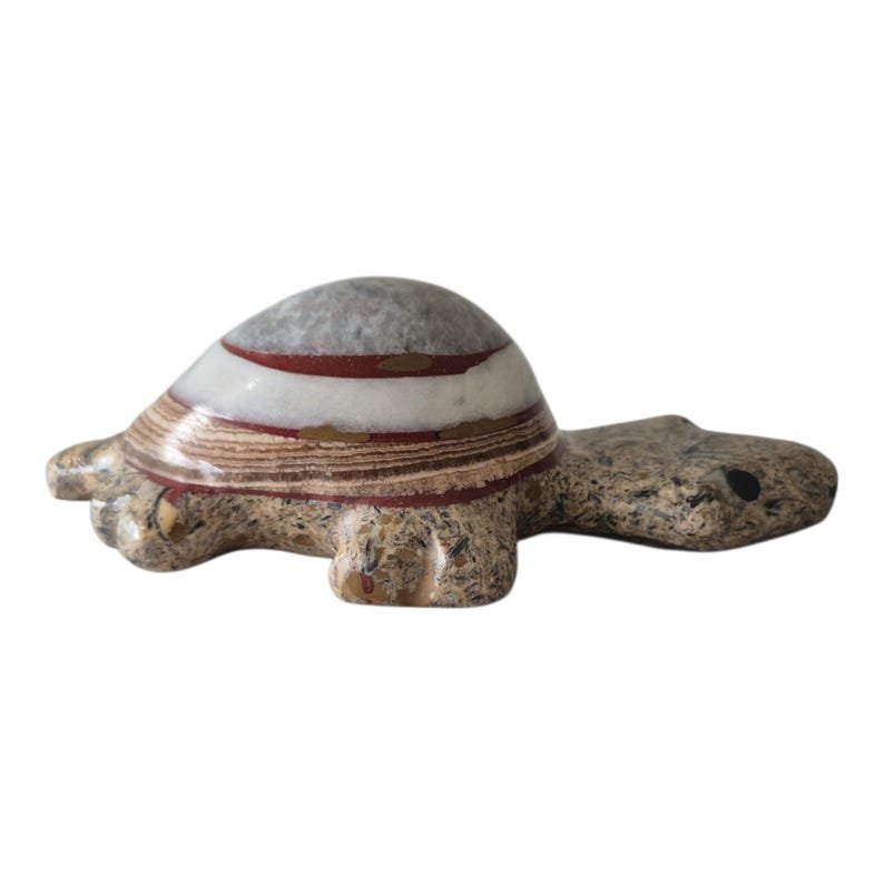 Hand Carved Agate Turtle - Image 5