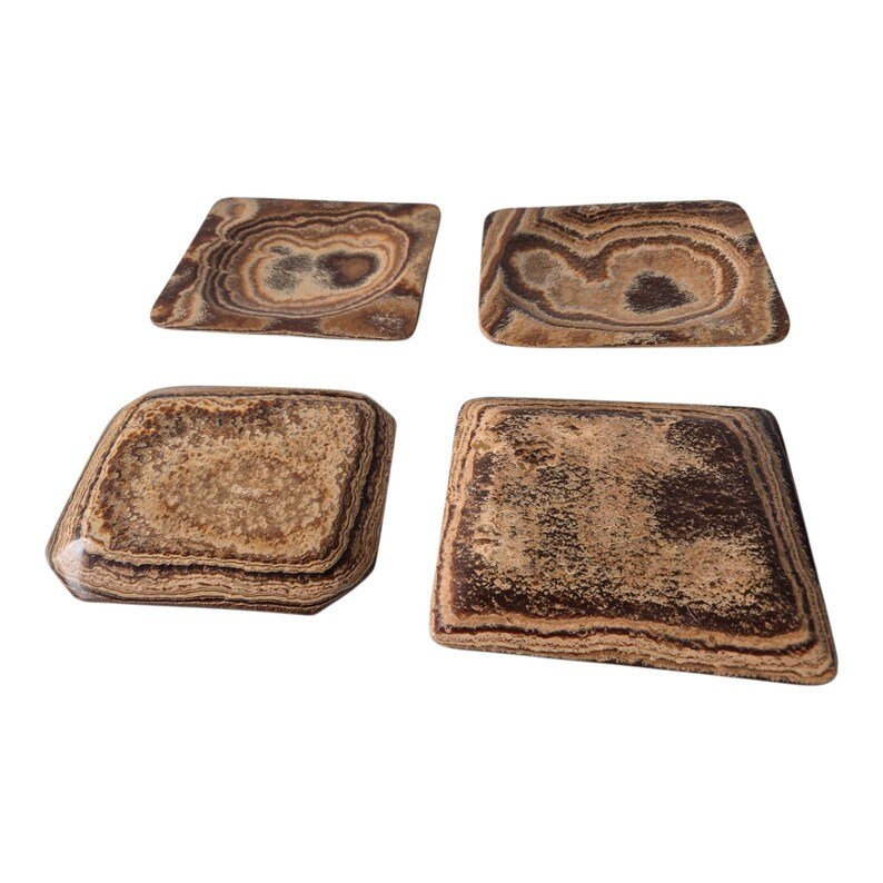 Set of 4 Aragonite Rectangular Bowl - Image 4