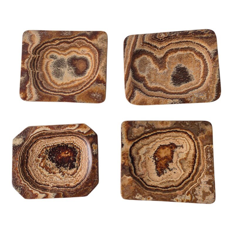 Set of 4 Aragonite Rectangular Bowl - Image 5