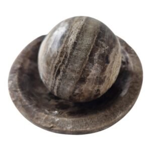 Aragonite Sphere with Stand