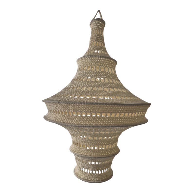Moroccan Crochet Pendant Lamp - Image 12