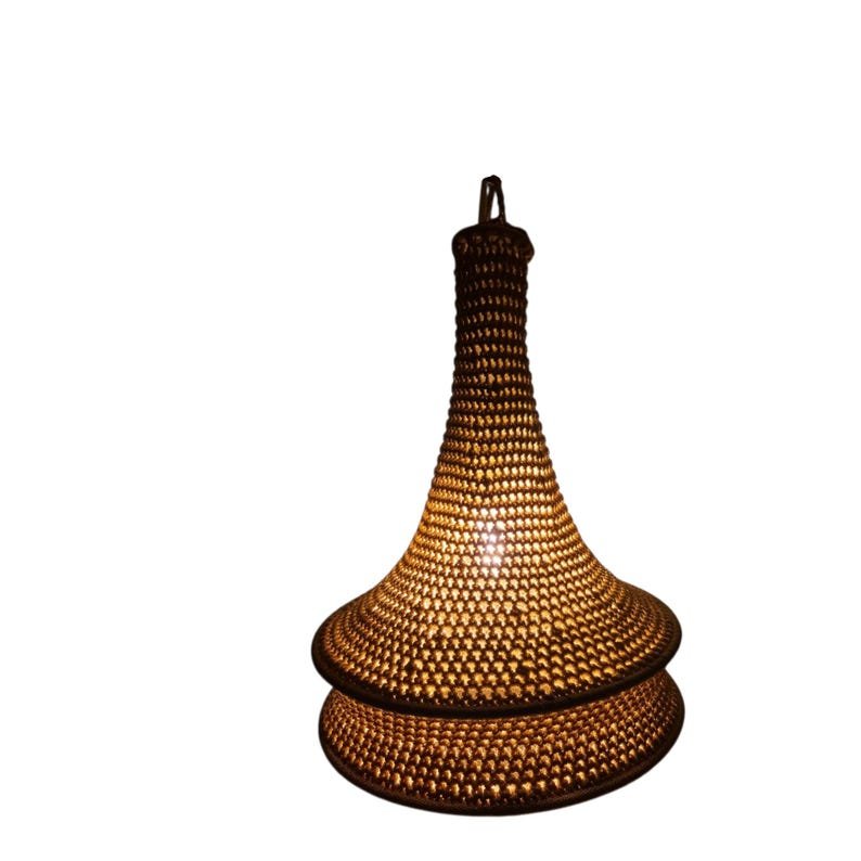 Moroccan Crochet Pendant Lamp - Image 6