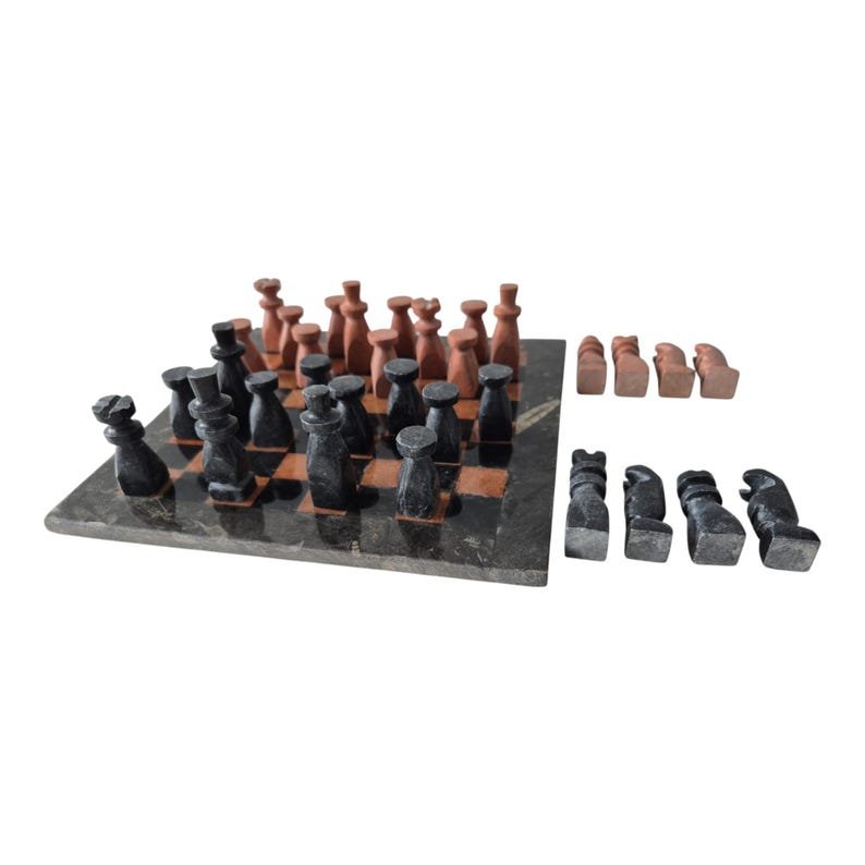 Black Marble Chess Board - Image 6