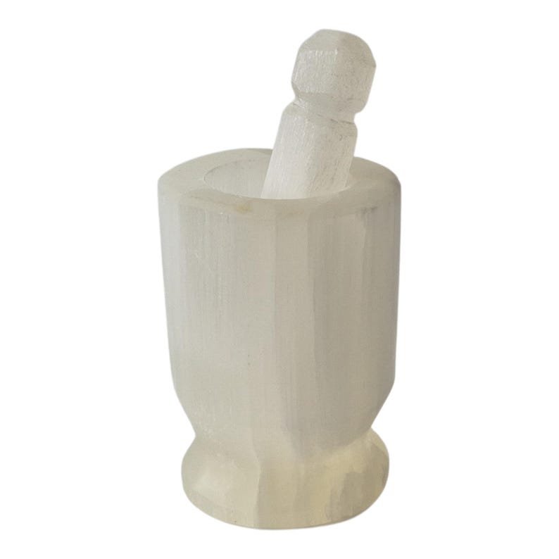 White Salt Stone Mortar