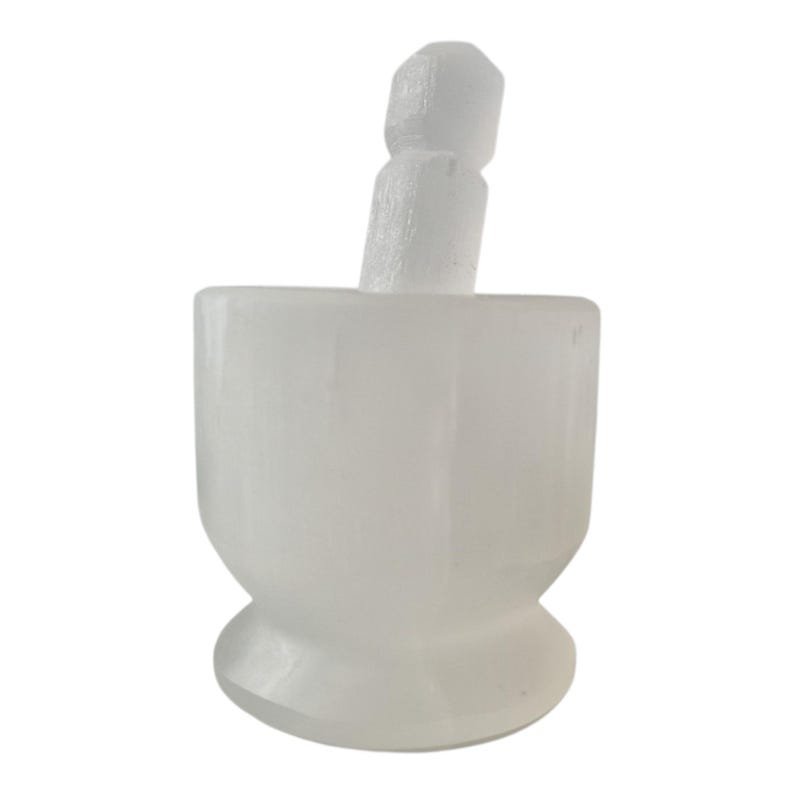 White Salt Stone Mortar - Image 8