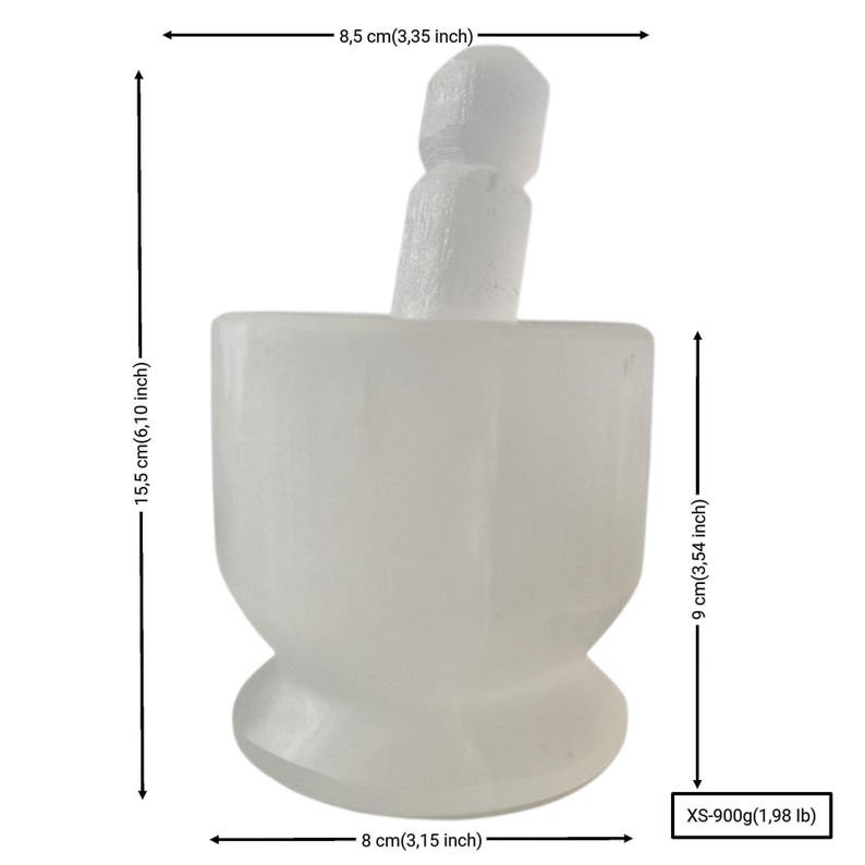 White Salt Stone Mortar - Image 11