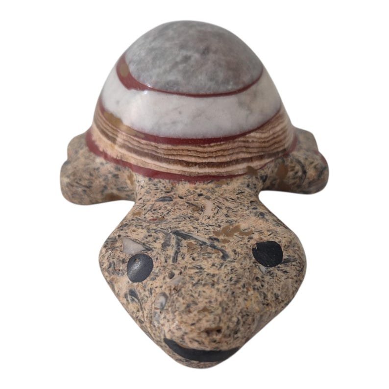 Hand Carved Agate Turtle - Image 9
