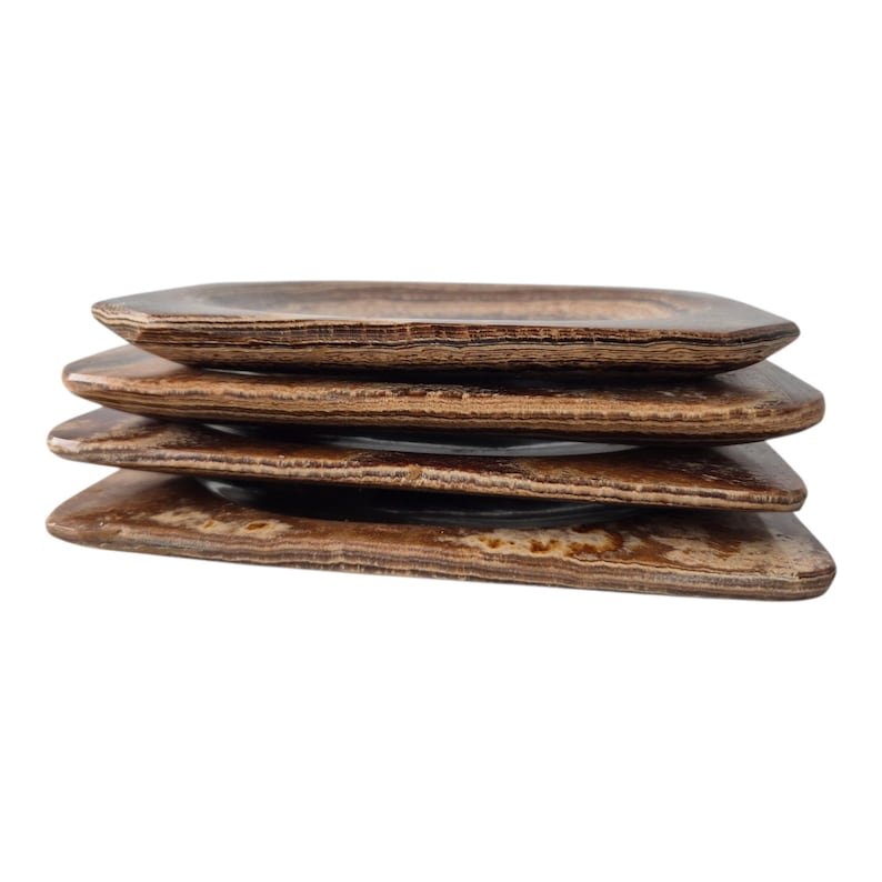 Set of 4 Aragonite Rectangular Bowl - Image 7
