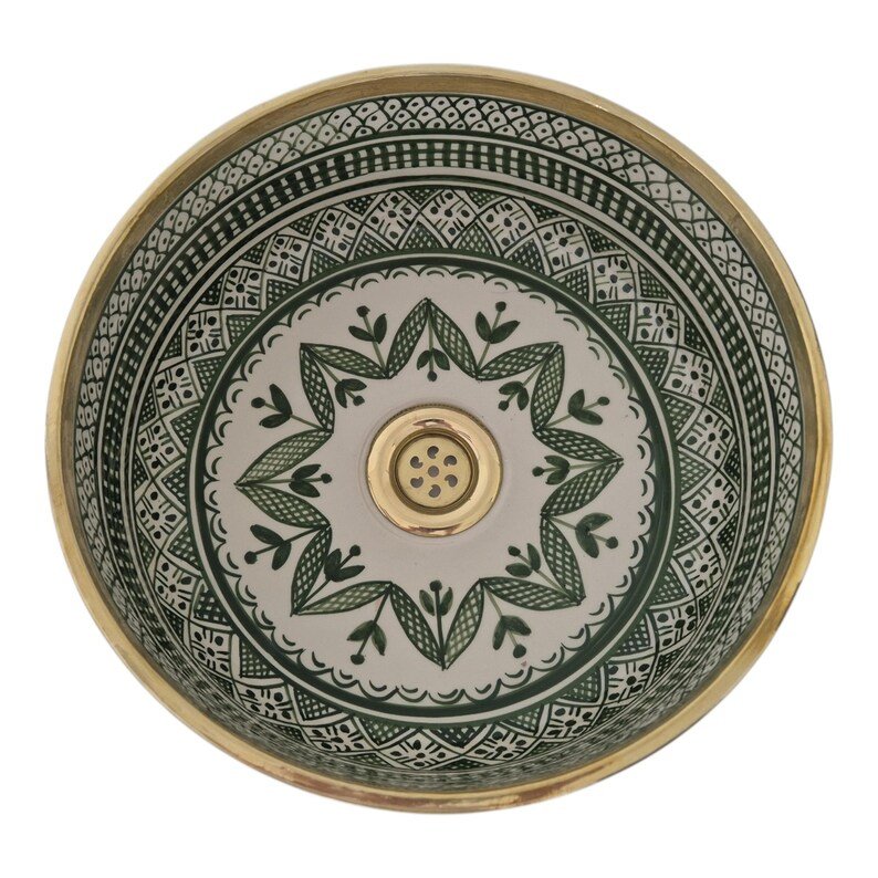 Moroccan Ceramic Vessel Sink - Image 2