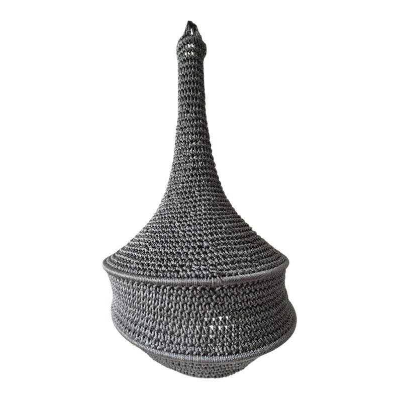 Moroccan Crochet Pendant Lamp - Image 8