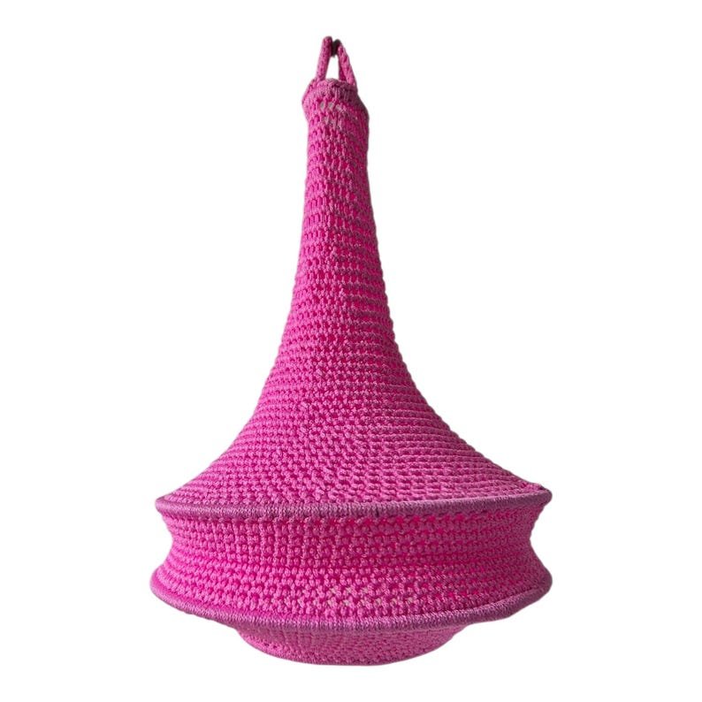 Moroccan Crochet Pendant Lamp - Image 9
