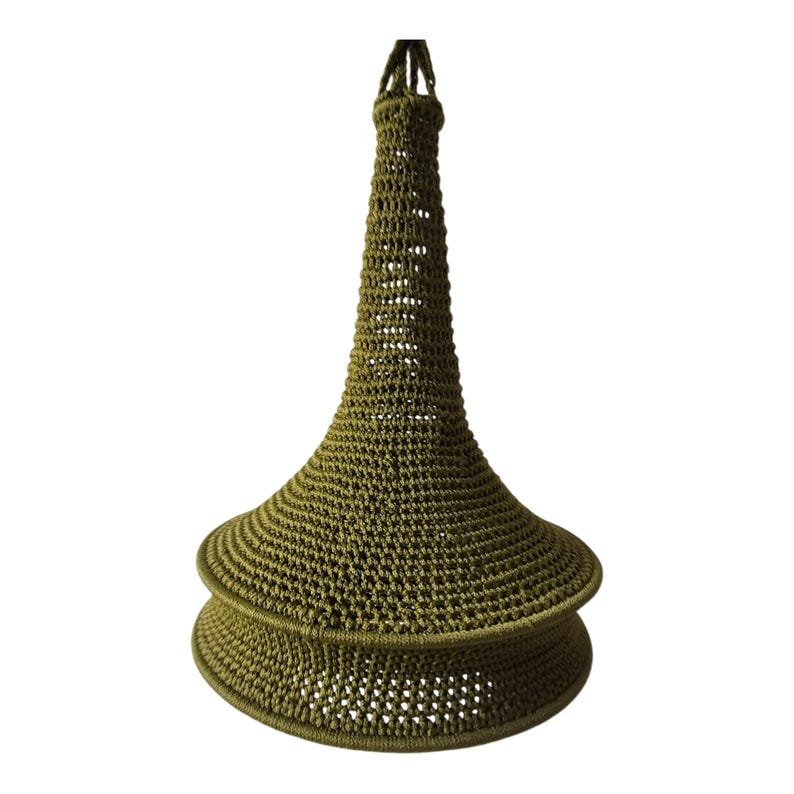 Moroccan Crochet Pendant Lamp - Image 16