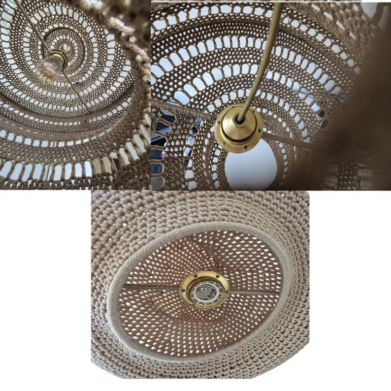 Moroccan Crochet Pendant Lamp - Image 20