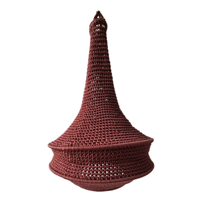 Moroccan Crochet Pendant Lamp - Image 11