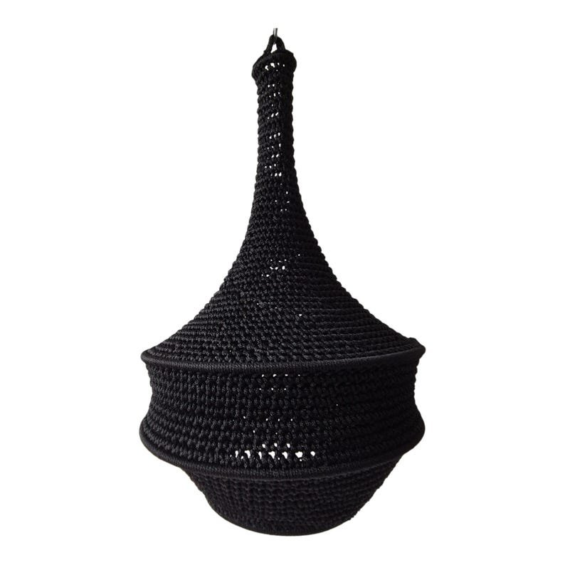 Moroccan Crochet Pendant Lamp - Image 13
