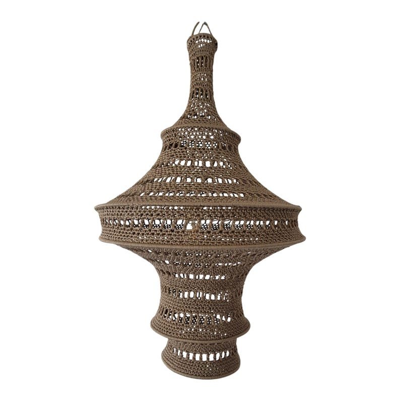 Moroccan Crochet Pendant Lamp - Image 14