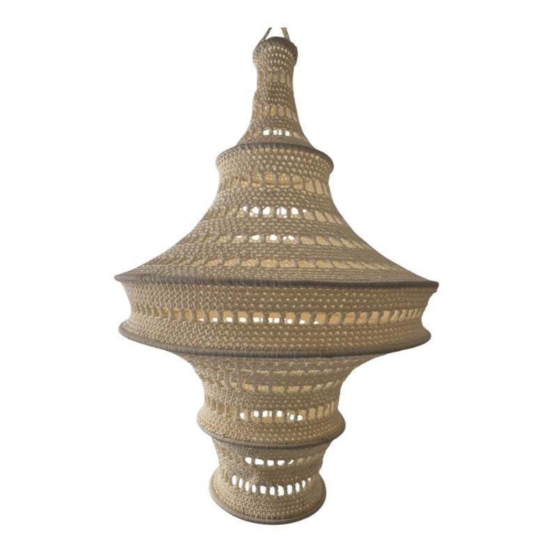Moroccan Crochet Pendant Lamp - Image 15